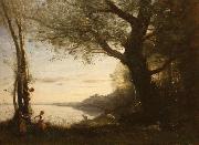 The Little Bird Nesters Jean-Baptiste-Camille Corot